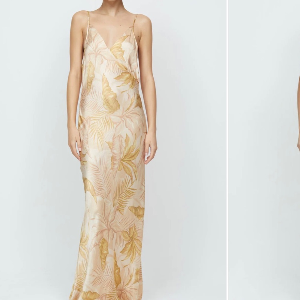 Bec + Bridge Dusty Palms Maxi Dress NWT